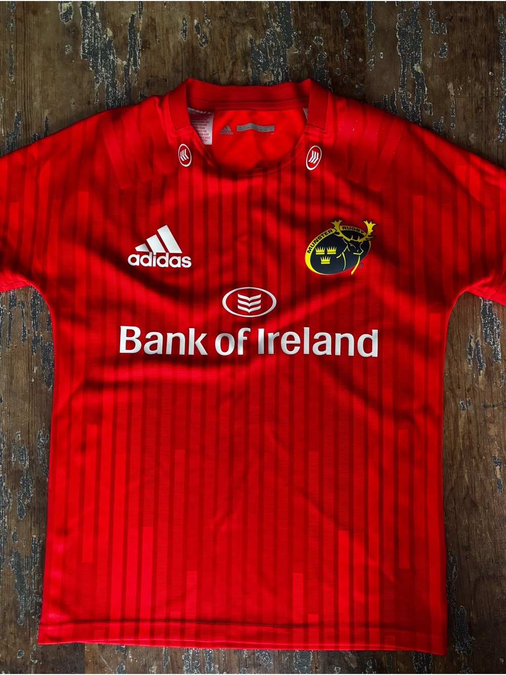 Boys IRELAND Red Munster Rugby Jersey
